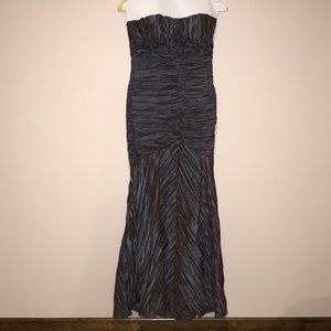 Blue/Brown Formal Dress